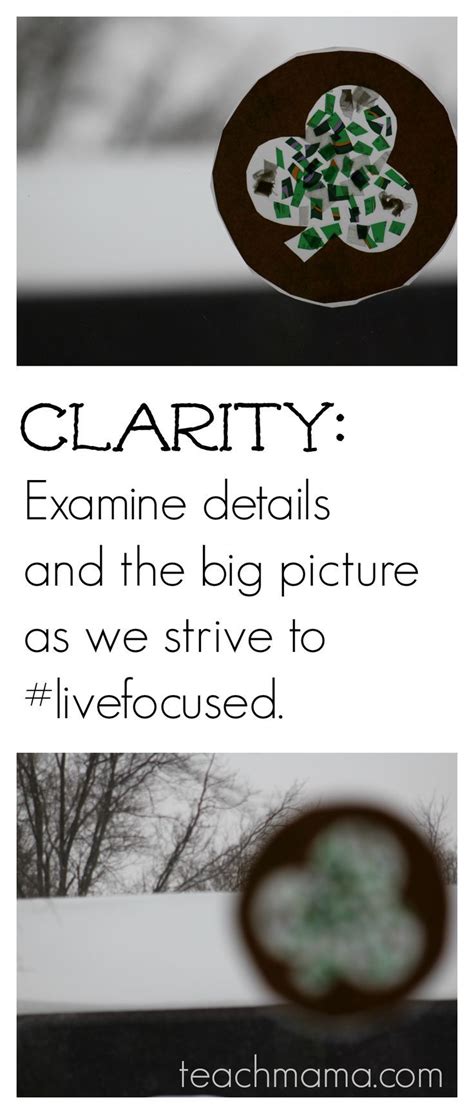 Live Focused Finding Clarity In Thoughts And Actions Teach Mama