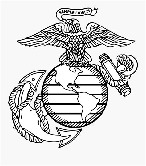 Eagle Globe And Anchor Png Marine Corps Svg Free Transparent