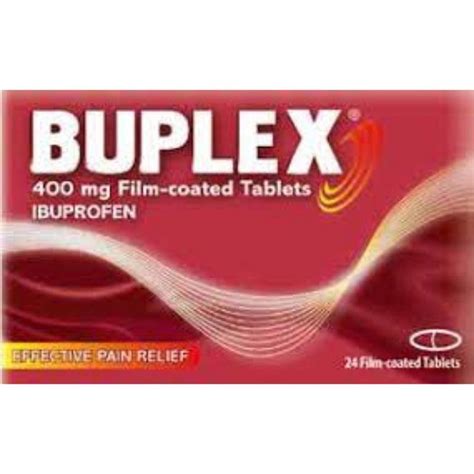 Buplex Ibuprofen 400mg Film Coated Tablets 24 Pack Osullivans