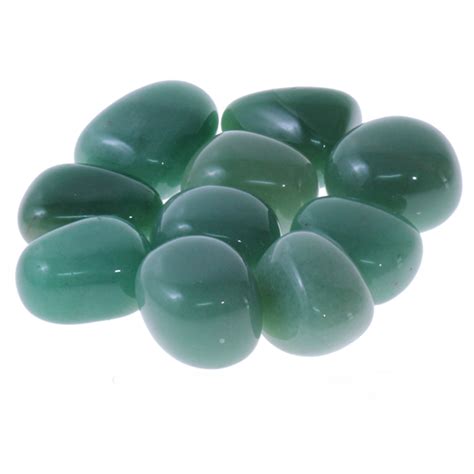 Green Aventurine Tumbled Stones Peace Love Crystals