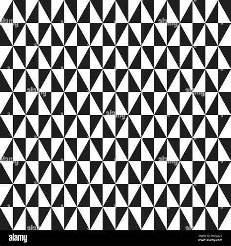 Geometric Pattern With Black And White Triangles Geometric Modern