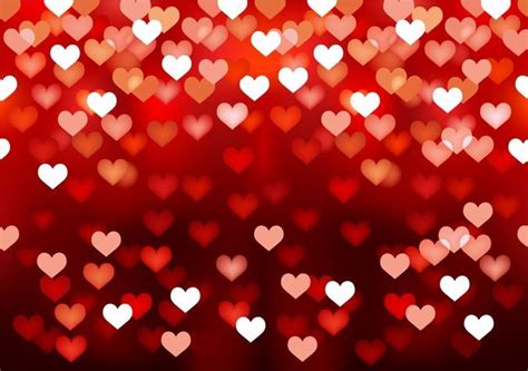 Abstract Love Heart Background Free Vector Download Freeimages