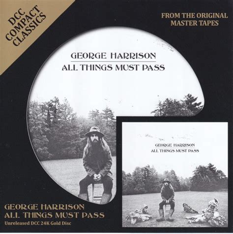 George Harrison All Things Must Pass Unreleased Dcc 24k Gold Disc 2nd Press 1cd 1bonus Cdr
