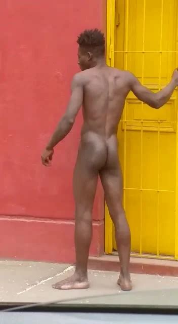 Crazy Naked Guy Roaming Streets