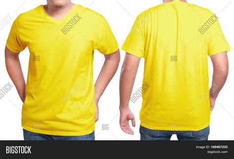 Download Yellow T-shirt Mock Image & Photo (Free Trial) | Bigstock