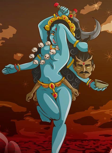 Rule 34 Blue Skin Blue Skinned Female Goddess Kali Hindu Hindu