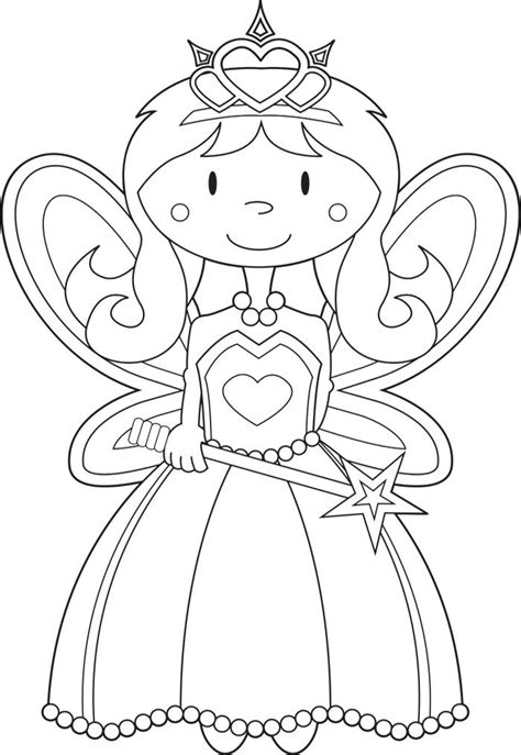 Fairy Princess Coloring Pages Princess Coloring Pages Fairy Coloring