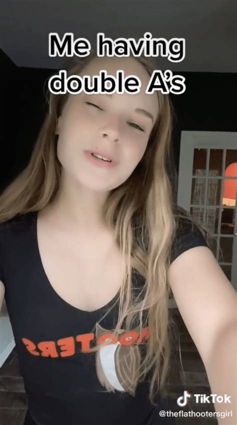 Hooters Waitress Reveals How She Makes Her A Cups Look Bigger In Viral Tiktok