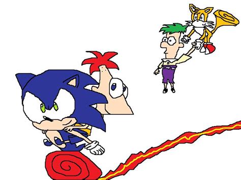 Sonic Tails Phineas And Ferb By Leaderinblue84 On Deviantart