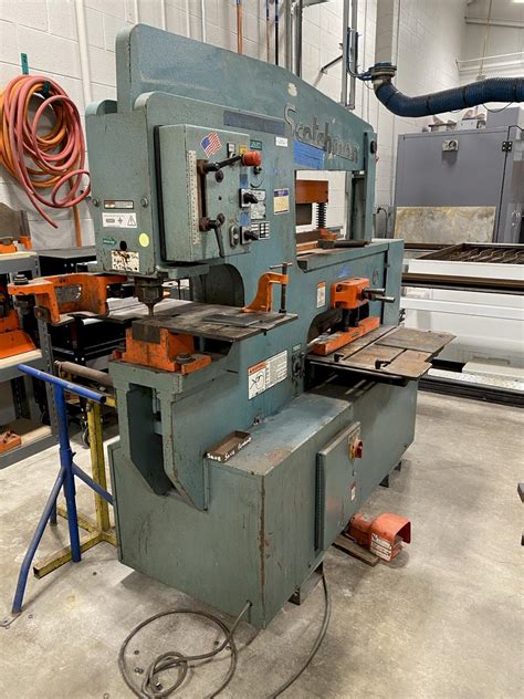 For Sale Used Scotchman 90 Ton Hydraulic Ironworker Model 9012 24m