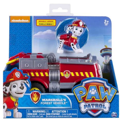 Paw Patrol Marshalls Forest Vehicle With Figure Paw Patrol Toys Paw