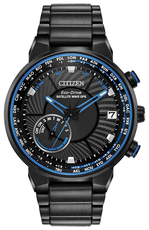 Joint program funding the bulk of the gps program is budgeted through the department of defense, but the department of transportation also contributes funding to support civilian gps requirements. Citizen Satellite Wave GPS Freedom Black Dial Watch | Citizen