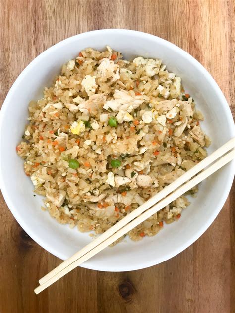 Low Carb Cauliflower Chicken Fried Rice A Cup Full Of Sass