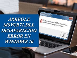 soluciones rápidas para MSVCR dll Error faltante en Windows