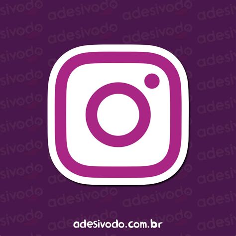 Adesivo Do Instagram 0452 Loja De Adesivos