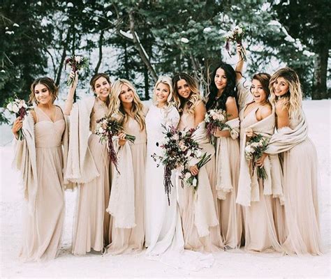 Whitney Carson And Her Bridesmaids Two One Pinterest