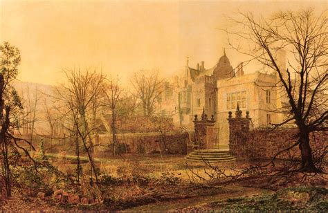 Knostrop Hall Early Morning By John Atkinson Grimshaw Art Renewal Center