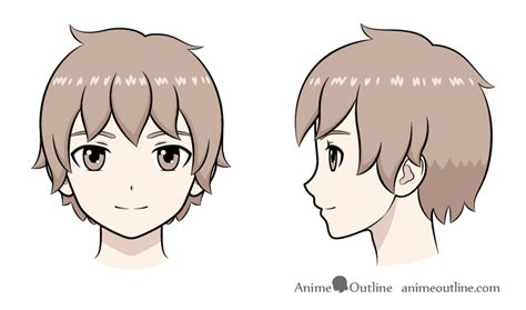 Anime Boy Front View