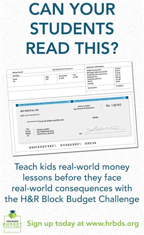 Define in simple terms what a budget it, establish some basic financial goals and take time to. budget challenge for students: real-life money management ...