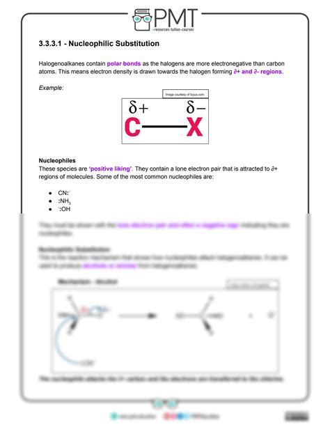 Solution A Level Chemistry Halogenoalkanes Past Paper Questions