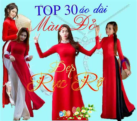 Những chiếc áo dài màu đỏ đẹp quá đẹp của lụa Thái Tuấn