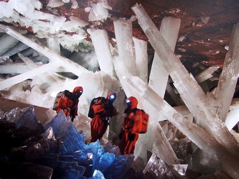 The Cave Of The Crystals In Naica Mexico Has Only Recently Been