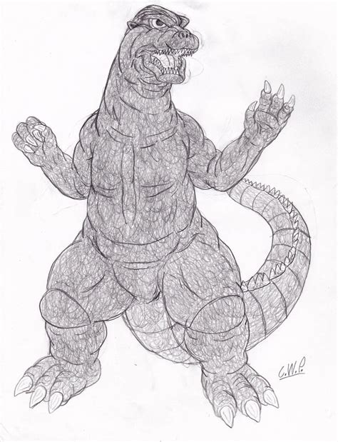 Godzilla 1973 Modern Redesign By Cwpetesch On Deviantart