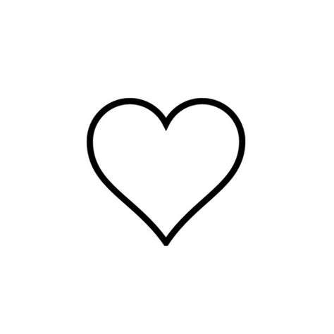 Black Ink Small Perfect Heart Tattoo Design Idea 900×900 Simple