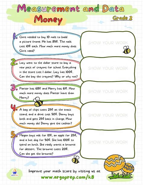 Money Word Problems Worksheet To Download And Print
