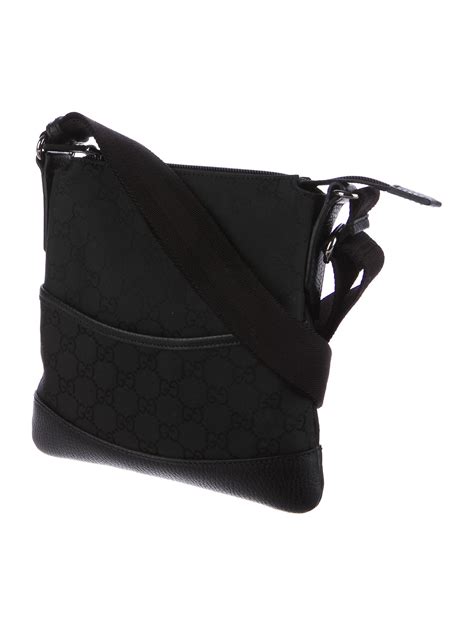 Gucci Gg Nylon Mini Crossbody Bag Handbags Guc163996 The Realreal