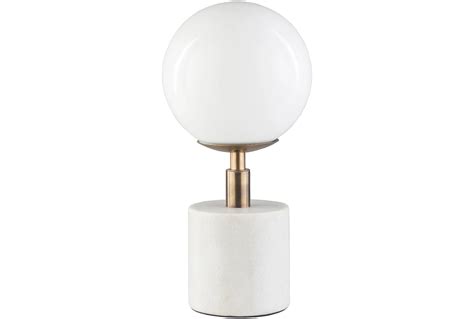 Table Lamp Lunar Marble Base Living Spaces