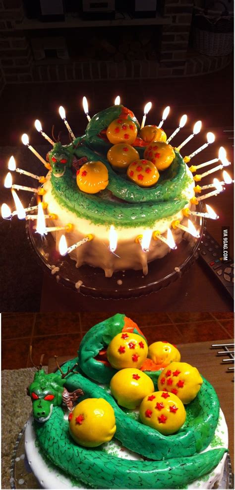 Dragon ball z birthday cake character is an edible image on fondant. 8 Dragon Ball (DBZ) cakes | Epic Geekdom