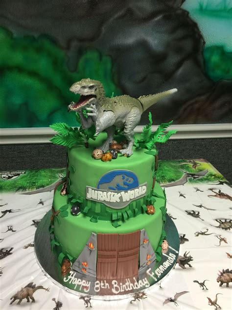 Jurassic World Cake Dinosaur Themed Birthday Party Jurassic Park