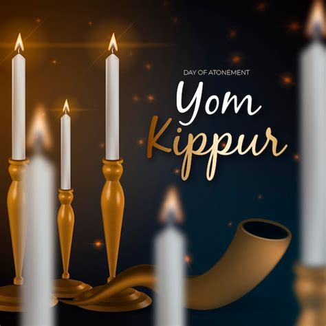 Free Vector Realistic Yom Kippur Concept