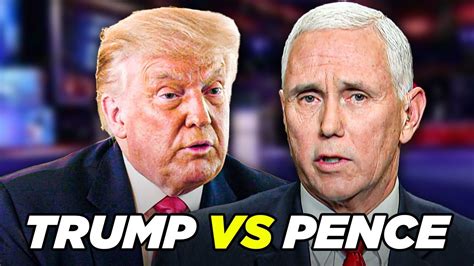 Mike Pence Says He Isnt Afraid To Run Against Trump In 2024 Youtube