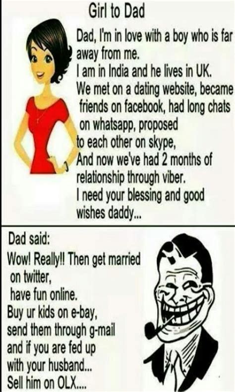 Jokes Daddy And Daughter Funny Joke With Social Networks