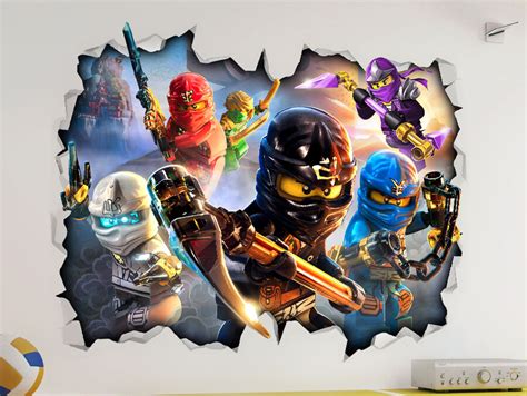 Welcome to first episode of lego disney princess charmed adventures. Lego Ninjago 3D Look Wall Vinyl Sticker Poster- Childrens ...