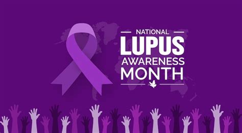 Premium Vector Lupus Awareness Month Background Or Banner Design
