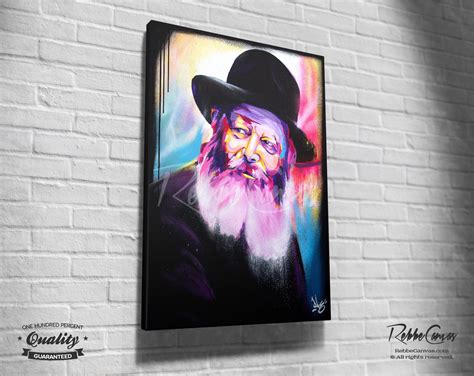 Beautiful Jewish Portrait Colours Original Digital Painting Print On