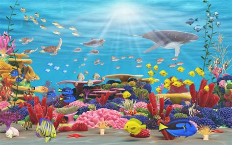 Vibrant Coral Reef Wall Mural Wallpaper Ws 42301 Ebay