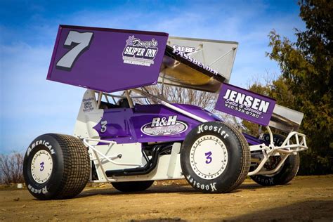 Ira Outlaw And Msa 360 Sprint Cars Dodge County Fairgrounds