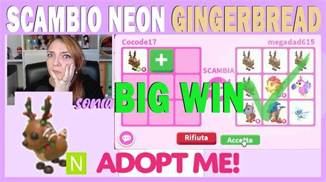 Trade Neon Gingerbread Reindeer Ride Adopt Me 82 Youtube