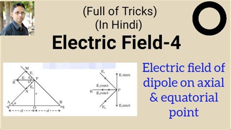 Electric Field Of Dipole At Axial And Equatorial Points EMT 29 By