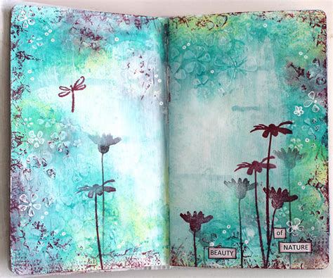 Very Beautiful Art Journal Page I Wish I Was That Talented Art