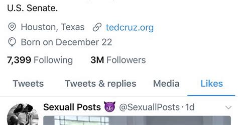 Ted Cruz Likes Porn Album On Imgur