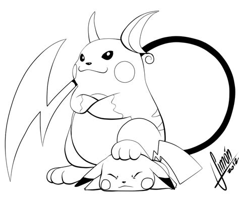 Raichu And Pikachu Ko By Estanque On Deviantart