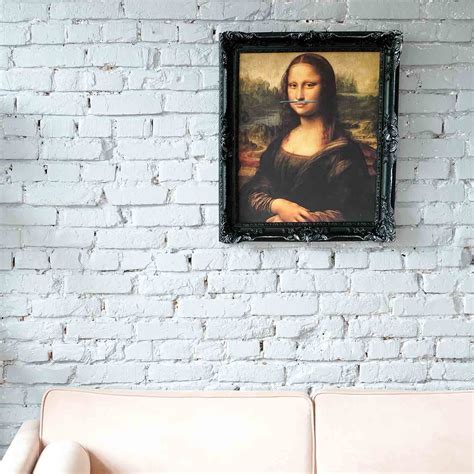 Mona Lisa Black Frame 15h X 13w X 15d Naformart Permanent