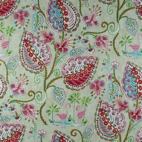 Waverly Dena Home Flamingo Frolic Watermelon 1502 Fabrics