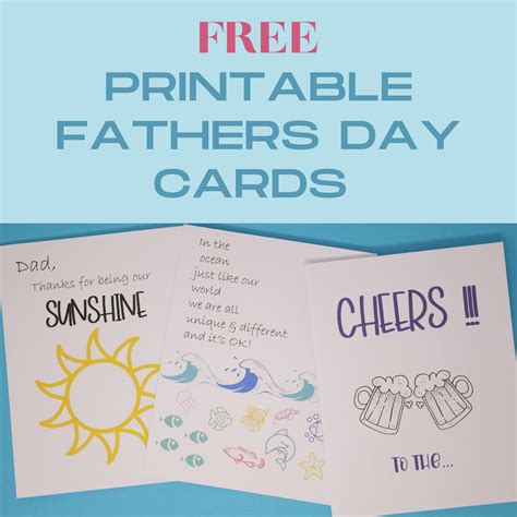 10 Free Printable Fathers Day Cards Creates With Love