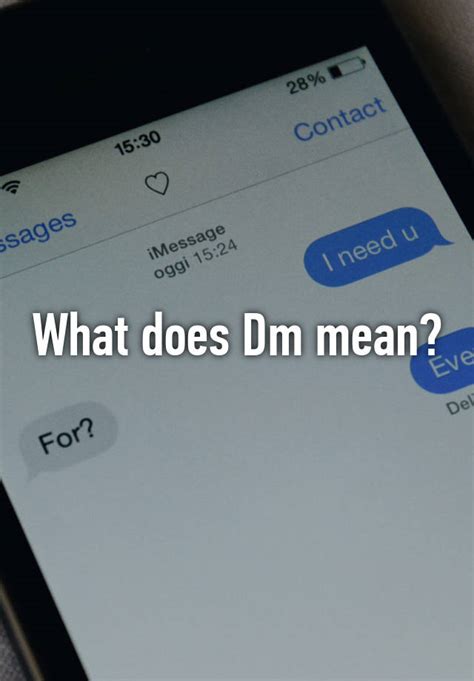 Browse 375 acronyms and abbreviations related to dm. What does Dm mean?